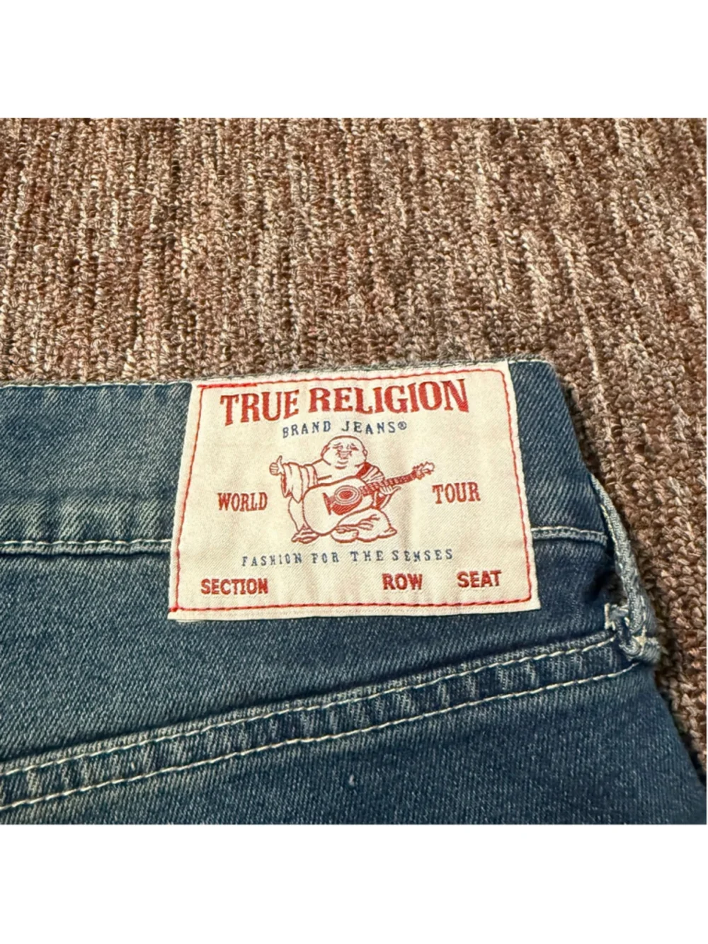 True Religion Geno Relaxed Slim Jeans Men’s Waist 32 Blue wash